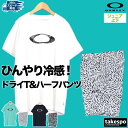 マラソン最大2000円オフクーポン有! オークリー Tシャツ ハーフパンツ 上下 ジュニア セットアップ ELLIPSE OAKLEY FOA407716 半袖...