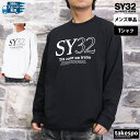 長袖 Tシャツ メンズ ロンT エスワイサーティトゥバイスィートイヤーズ SERIF LOGO ビッグロゴ クルーネック 丸首 SY32 by SWEET YE...