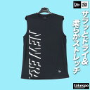 ニューエラ タンクトップ 上 メンズ NEW ERA 吸汗 速乾 ドライ UVカット ビッグロゴ ノースリーブ パフォーマンスアパレル 14410166T 新作...