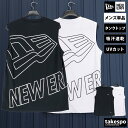 ニューエラ タンクトップ 上 メンズ NEW ERA ノースリーブ バックプリント付き 吸汗 速乾 ドライ UVカット ビッグロゴ TECH 14410167T...