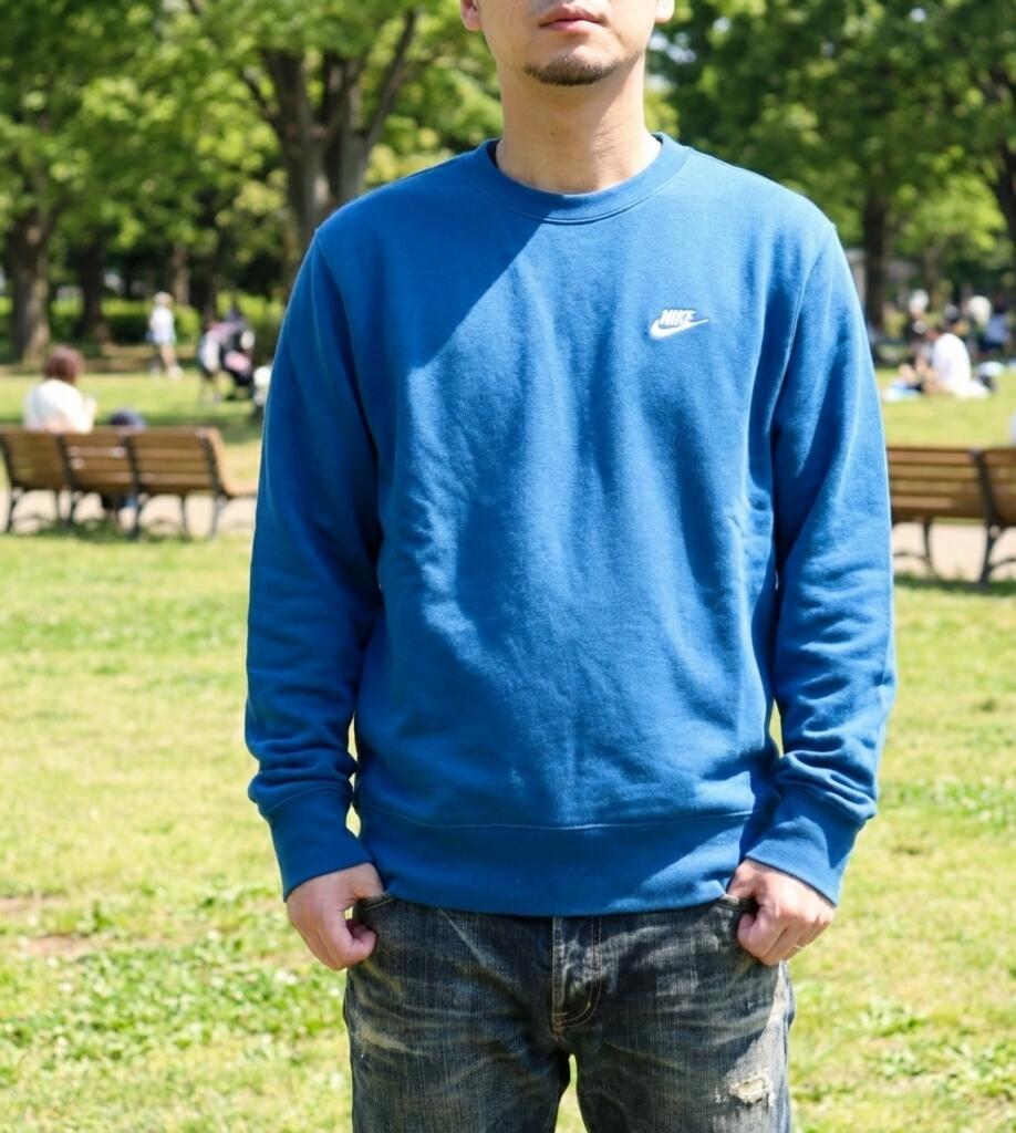 �ʥ��� �������å� �ȥ졼�ʡ� ��� �֥��� ���롼�ͥå� ���ݥ���� ����� �ե����ƥ꡼ NIKE �������åȥ���� FN3889 �� �֥롼 ����...