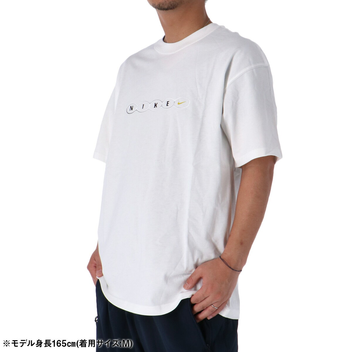 ナイキ Tシャツ メンズ ブランド 半袖 コットン100% 綿100% バックプリント付き 白...