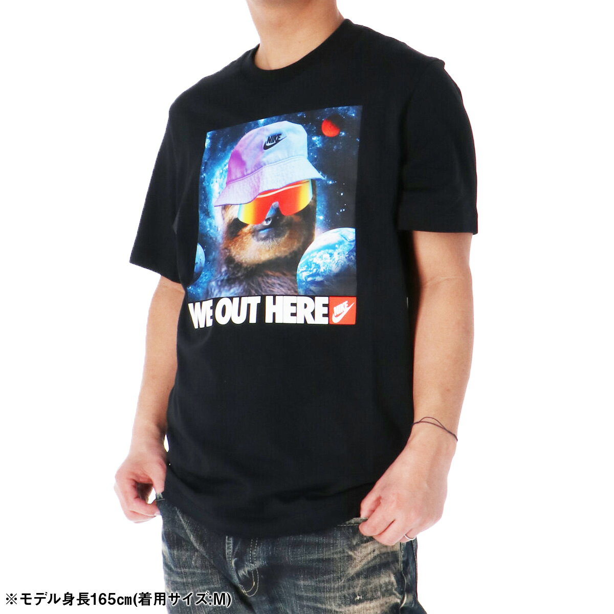 ナイキ Tシャツ メンズ ブランド 半袖 コットン100% 綿100% スポーツウェア 黒 ブ...
