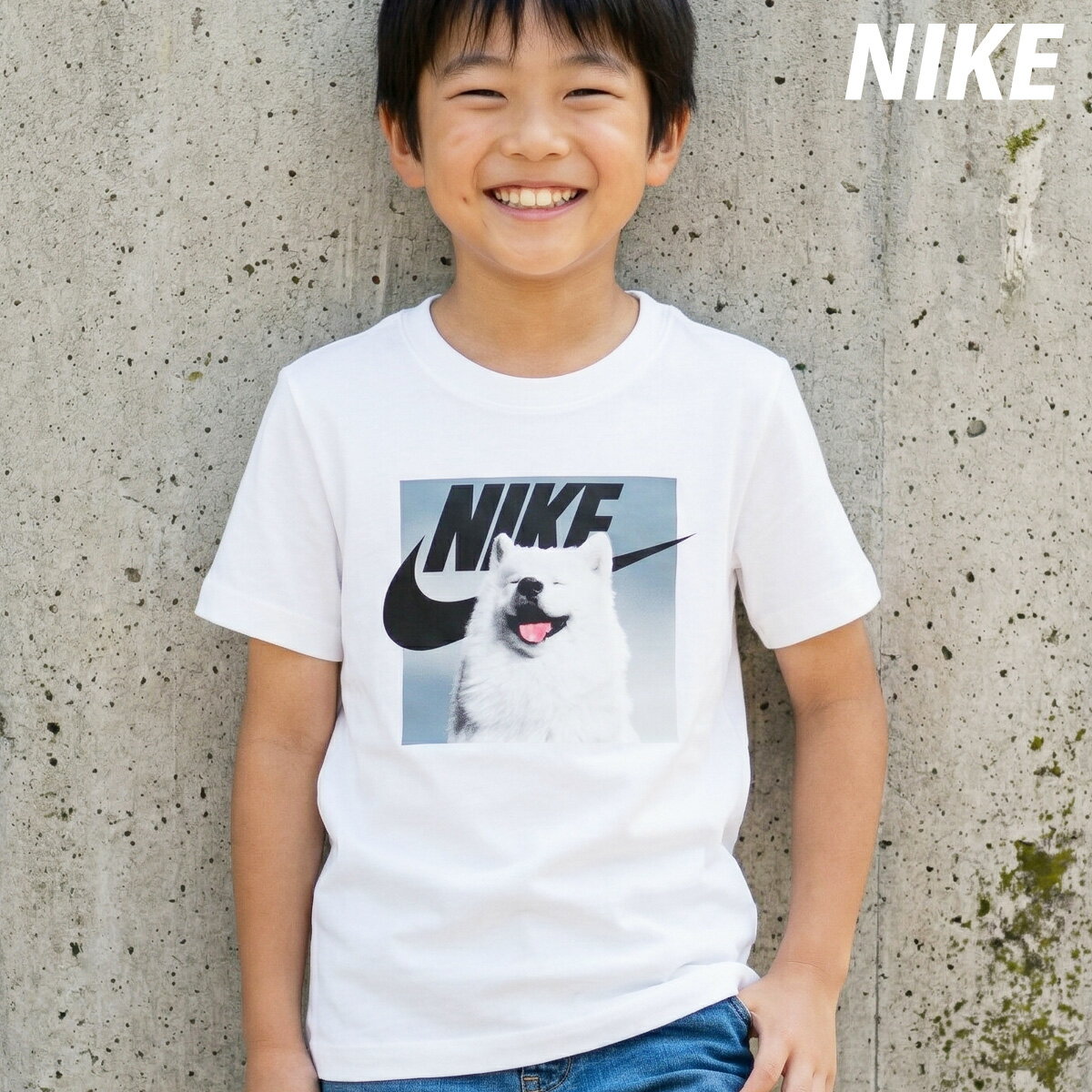 Rakuten - ナイキ Tシャツ ブランド ジュニア 半袖 コットン100 綿100 NSW TEE 白 ホワイト NIKE IO1977 男 女の子 キッズ 男の子 スポーツウェア トレーニングウェア スポーツ おしゃれ