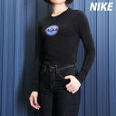 長袖Tシャツ レディース ブランド ナイキ スポーツ Tシャツ ロンT ロンティー ロングTシャツ 長袖 NIKE W NSW KNT LS HQ2974 黒 ブラック SALE セール ウィメンズ かわいい 大きいサイズ 有 トップス ウォーキング ウェア スポーツウェア トレーニングウェア