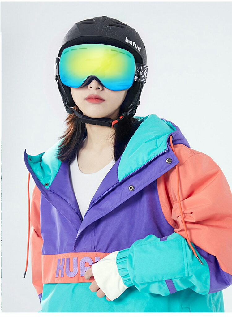 スキー ゴーグル メンズ レディース 紫外線カット スノーボードゴーグル メガネ 眼鏡対応 曇り止加工 フレームレスモデル 球面レンズ ダブルレンズ 曇り防止 視界良好 スノボゴーグル スノボーゴーグル 調光レンズ 女性用 大人 3