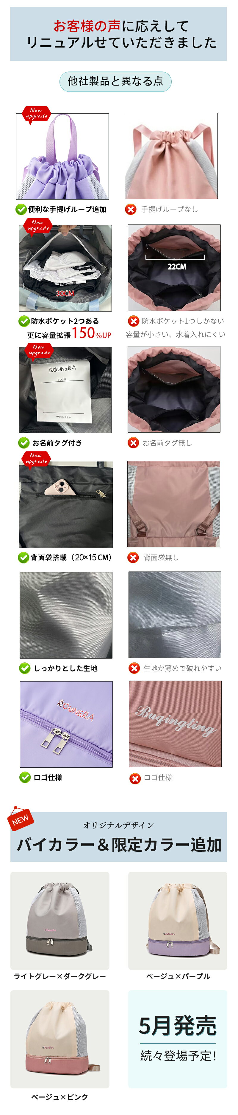 プールバッグ 女の子 乾湿分離 プールバック 女の子 キッズ 中学生 スイムバッグ ...