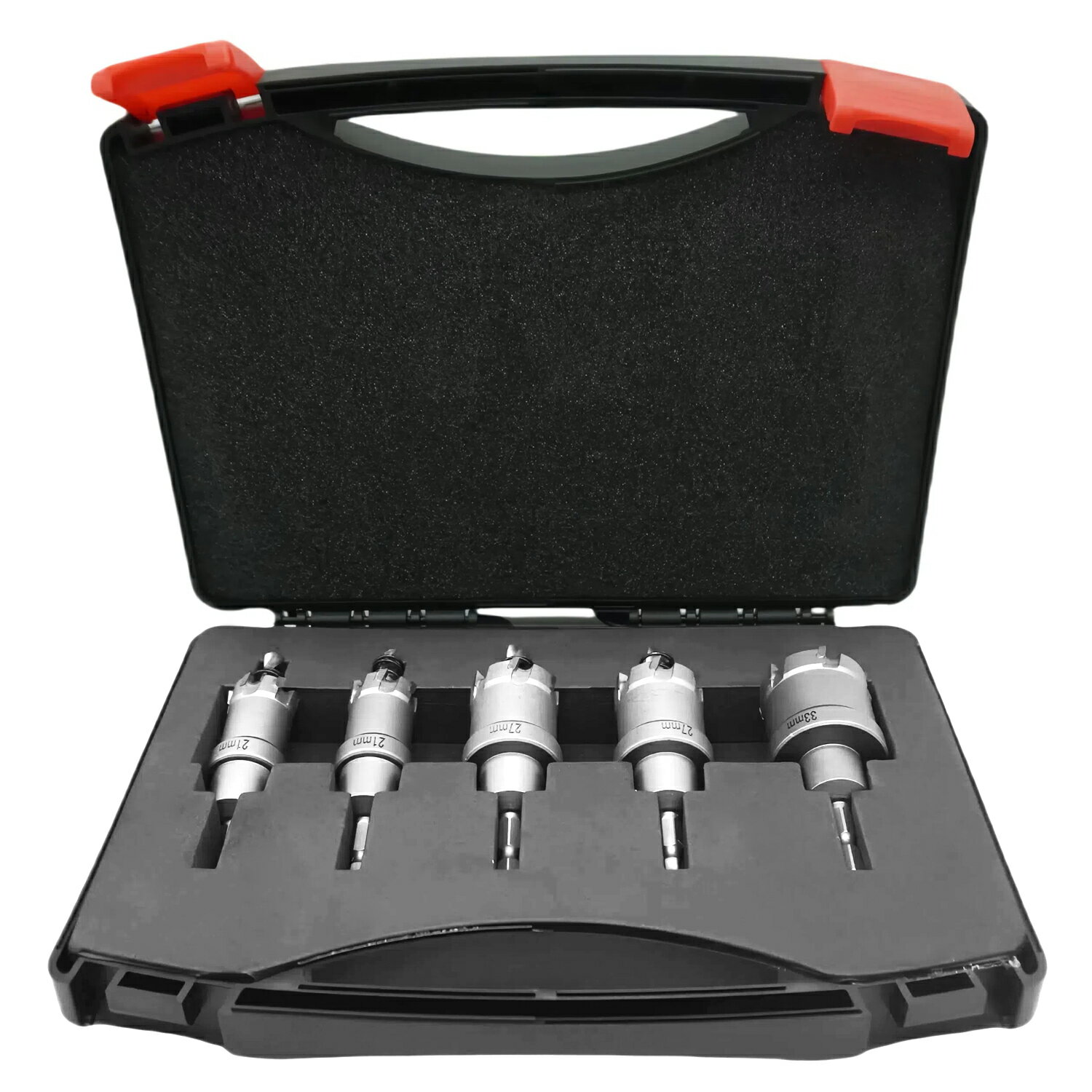 Rakuten - 超硬ホールソーセット 六角軸6.35mm インパクト対応 ステンレス・鉄・金属用 ホールカッター DIY 切削工具 穴あけ ホールソー