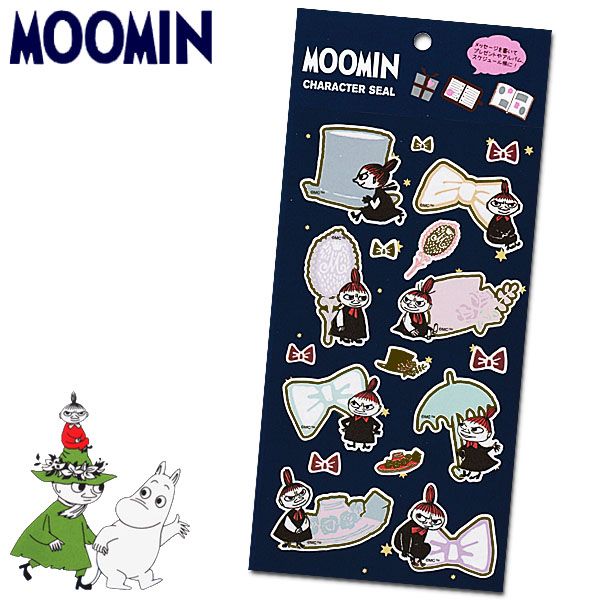 ムーミン 吹き出しシール リトルミイ リボン レディース キッズ MOOMIN キャラクター ステーショナリー グッズ 文房具 【RCP】