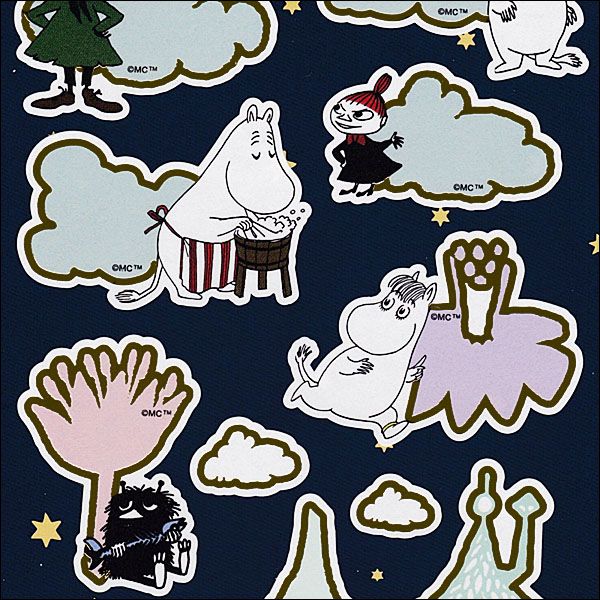 ムーミン 吹き出しシール ファミリー レディース キッズ MOOMIN キャラクター ステーショナリー グッズ 文房具 【RCP】