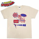 スパイダーマン 半袖Tシャツ スピーキングスパイダーマン/ナチュラル メンズ レディース Marvel Comics the AMAZING SPIDER-MAN マーベル コミックス アメコミ キャラクター ウェア トップス 【RCP】