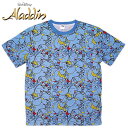 アラジン 半袖Tシャツ ジーニー ぎっしり 総柄 レディース メンズ ウェア トップス
