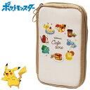 ポケットモンスター フラットマルチケース CAFETIME/ワンポイント レディース キッズ 小物入れ(4)