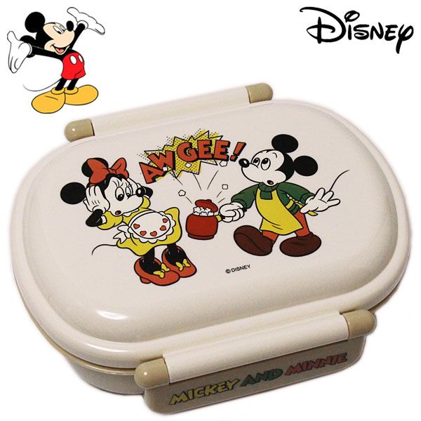 ミッキーマウス＆フレンズ ふわっとフタタイトランチボックス クッキング キッズ 抗菌 食洗機対応 食器 QAF2BAAG