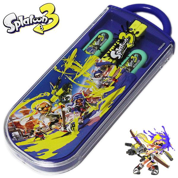 スプラトゥーン3 スライド式トリオセット 23 キッズ 抗菌 食洗機対応 食器 TACC2AG
