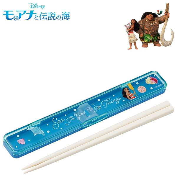 モアナと伝説の海 音の鳴らない箸・箸箱セット 25 レディース キッズ 抗菌 食洗機対応 食器 ABC3AG