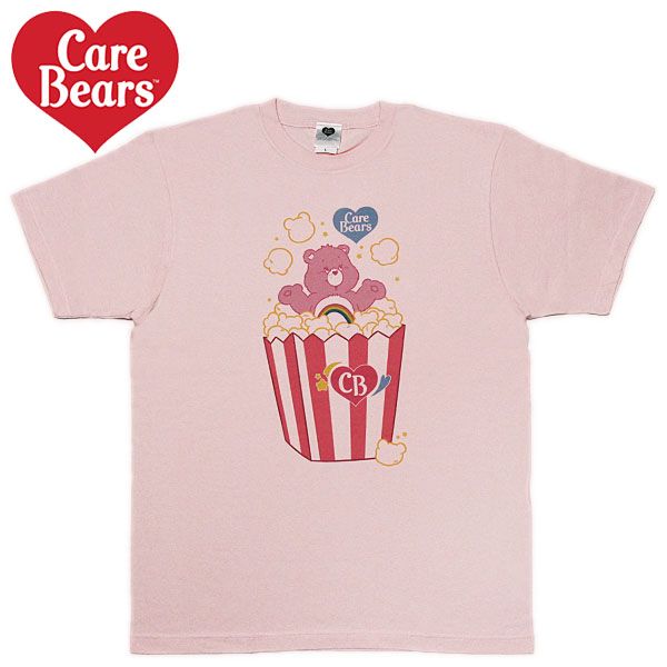 ケアベア 半袖Tシャツ ポップコーン メンズ レディース ウェア トップス