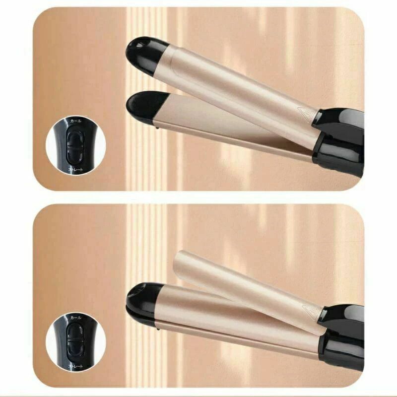 ストレーヘアアイロン カールヘアアイロンセラミック2way カール ストレー
