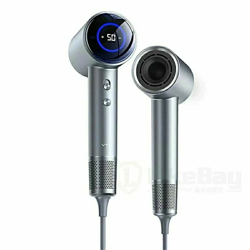 速乾 LED温度表示 ヘアドライヤー 2億マイナスイオン 大風量28M/S 超軽量385g 4段温度調整 美髮