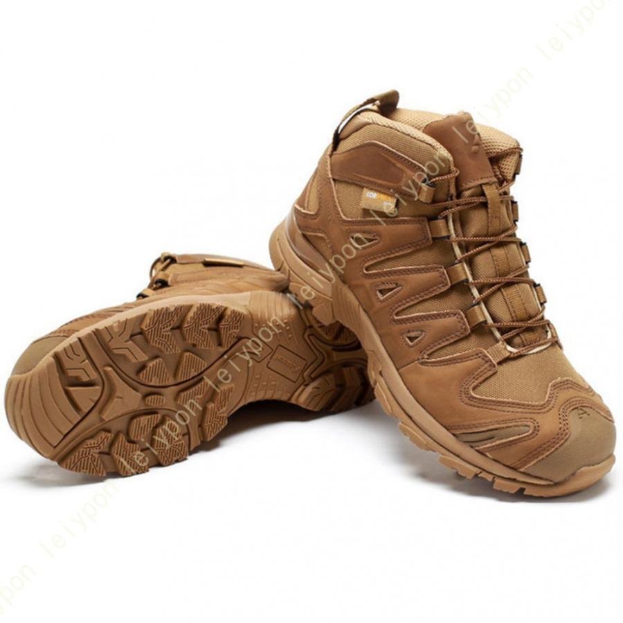 トレッキングシューズ メンズ ブーツ ミリタリー 登山靴 厚底ブーツ 編み上げ タクティカルブーツ コンバット ジャングルブーツ アウトドア スニーカー