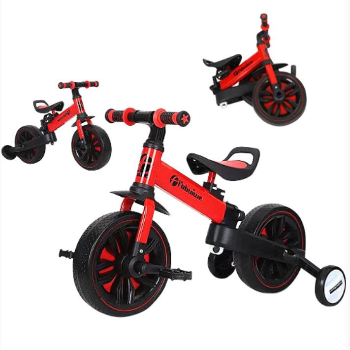 三輪車 2-6歳子供用 5in1キッズバイク バランスバイク 1歳 2歳 折りたたみ 自転車 高さ調整可能 へんし..