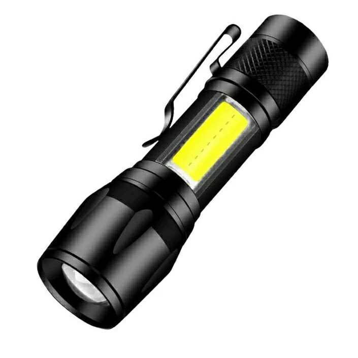 懐中電灯 led 強力 ハンディライト 充電式 COB コードレス 明るい USB 小型 非常用 アウトドア スポー..