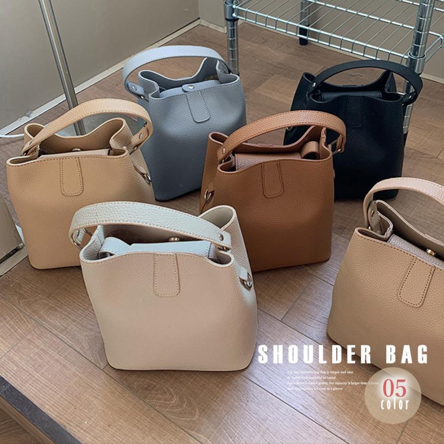 ショルダーバッグ 2wayバケットバッグ(4)