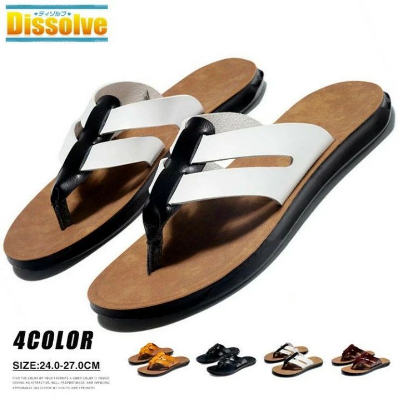 大人 紳士 滑りにくい シューズ 靴 スリッパ ビーサン ビーチサンダル 痛くない トングサンダル レザー メンズ