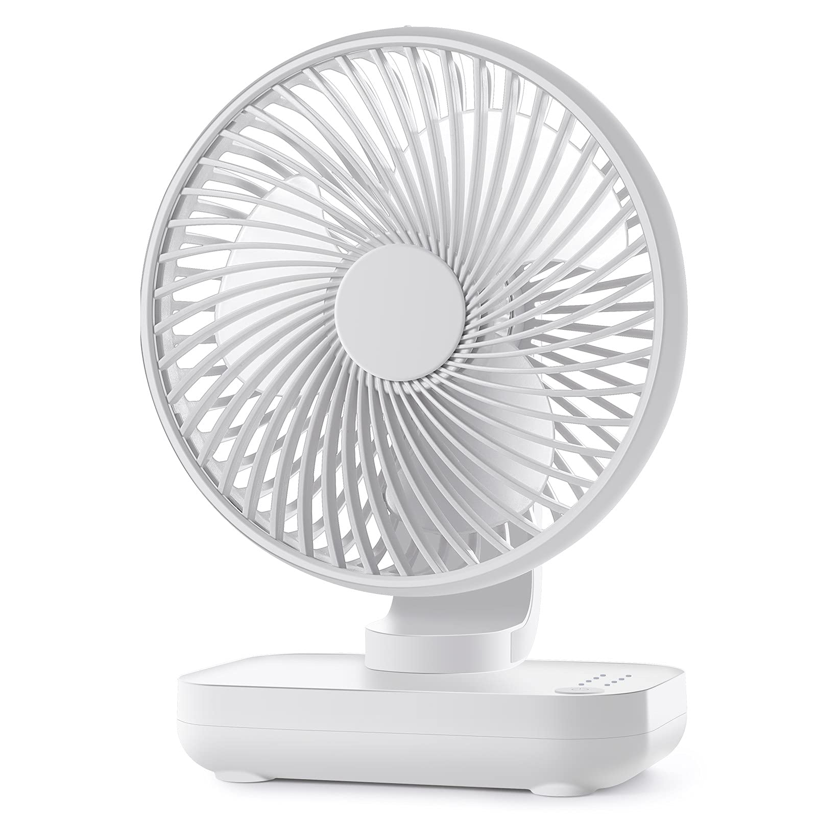 卓上扇風機 静音 USB扇風機 TYPE-C 扇風機 小型 デスク扇風機 4000mAhバッテリー内蔵 12時間連続使用 4..