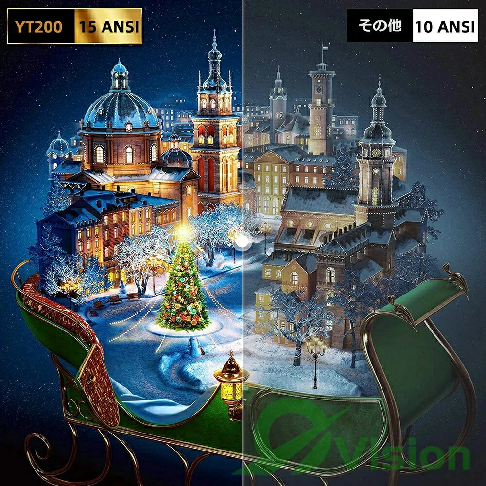 プロジェクター 家庭用 小型 1080Pフル HD スピーカー内蔵 電子式台形AF 家庭用プロジェクター LED 短距離投影 有線接続 PC/タブレット/PS4/PS5/ゲーム機/DVDプレイヤー/HDMI/USB/Audio Outポート接続可能 リモコン操作使用 防塵 静音