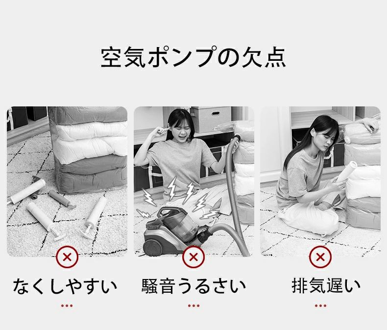 アドミックスの立体タイプ 10枚入り 衣類圧縮袋 真空圧縮袋 バルブ式 マチ付圧縮袋 立体圧縮袋 お徳用 簡易包装 圧縮パック 押入れ収納 衣類収納 真空圧縮パック 防カビ ダニ対策 防塵 防湿 収納 旅行 引越し 衣替え 真空保護 省スペース 新生活｜アングル3