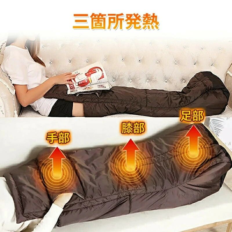 冷え症対策 膝部 足元 手 厚 こたつ 着る 全身用ヒーター ヒーター内蔵 タイミング機能付き 6段階温度調節 フットウォーマー 電気毛布 足元暖房 電気足温器 ひざ掛け 足入れヒーター 足温器 軽量 着るこたつ 3点発熱 ホット脚入れヒーター 2024最新販売