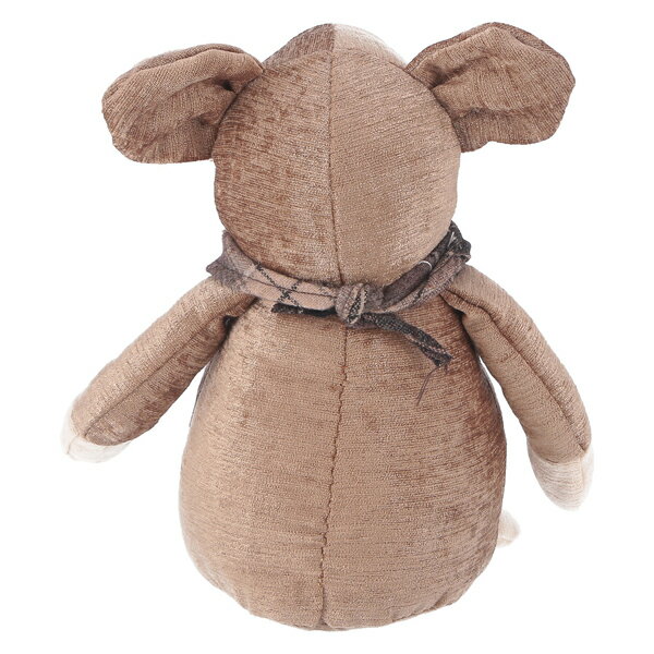 4個セット ねずみBR 37895 アニマルドアストッパー ドアストッパー ブックエンド 縫いぐるみ ぬいぐるみ 動物 ネズミ マウス かわいい 茶色 ブラウン【送料無料】 [3]