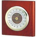 温度湿度計 おしゃれ アナログ 日本製天然木 ルームガイド 温湿度計 木製 正方形【送料無料】