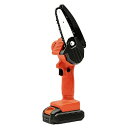 チェーンソー 充電式 ハンディ 小型 コンパクトサイズ LED付き 剪定用 切断 工具 AC充電 コードレス DIY アウトドア キャンプ場 木材加工【送料無料】