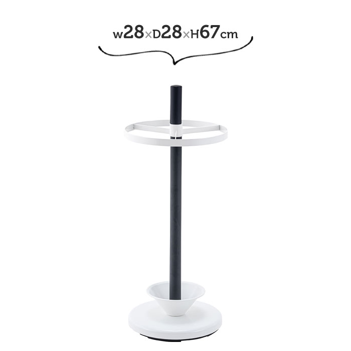 傘立て 屋外 28×28×67cm おしゃれ スッキリ 外置き モノトーン スタンド ドア LFS-088WHG 東谷 あずま..