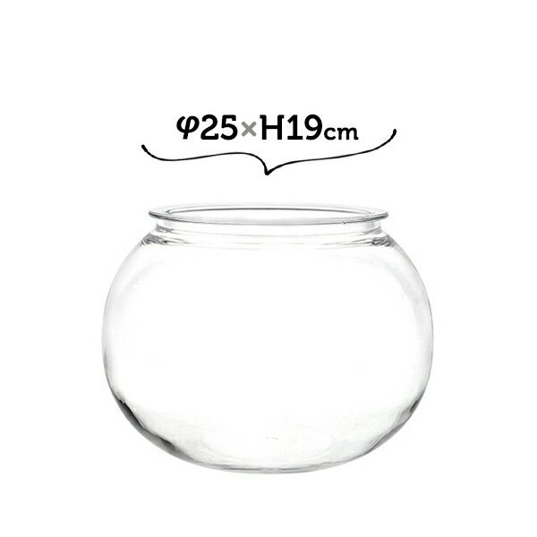金魚鉢 割れない プラスチック 透明 おしゃれ 丸 25×H19 テラリウム PV球形 ホワイエ 割れない花瓶 アクリルより強い 割れない素材 アクアリウム【送料無料】