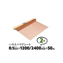 2本 0.1mm厚 1200/2400mm×50m ダブル A種 ハウスバリアシート 酒井化学 防湿気密シート【送料無料】