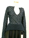 【Fashion THE SALE 60%OFF】【イタリア製】【婦人服】春から秋重ね着にピッタリの知的エレガントでおしゃれな薄手セーター(伊Re)【ネイビー】...
