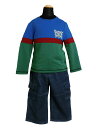 【子供服】送料無料 男の子 お誕生日プレゼントおでかけコーディネート【秋冬男の子85-110cm No.199】長袖トレーナー+パンツのセットアップ 85cm ...