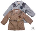 【子供服】【訳あり】中綿 フォーマルツィード地コート(濠Du)子供 誕生日プレゼント 子ども 子供服 ブランド 上品 アドゥラブル