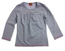 【子供服】brillamment(ブリラメント) クラシックでエレガント気品溢れる刺繍入りフェミニンなトレーナー(JPBt) シルバーグレー 子供 誕生日プレゼ...