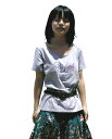 バイリンガール高級感ある刺繍施された半袖Tシャツ150cm,160cm,170cm （JPBt）子供 誕生日プレゼント 子ども 子供服 ブランド 上品 アドゥラブル