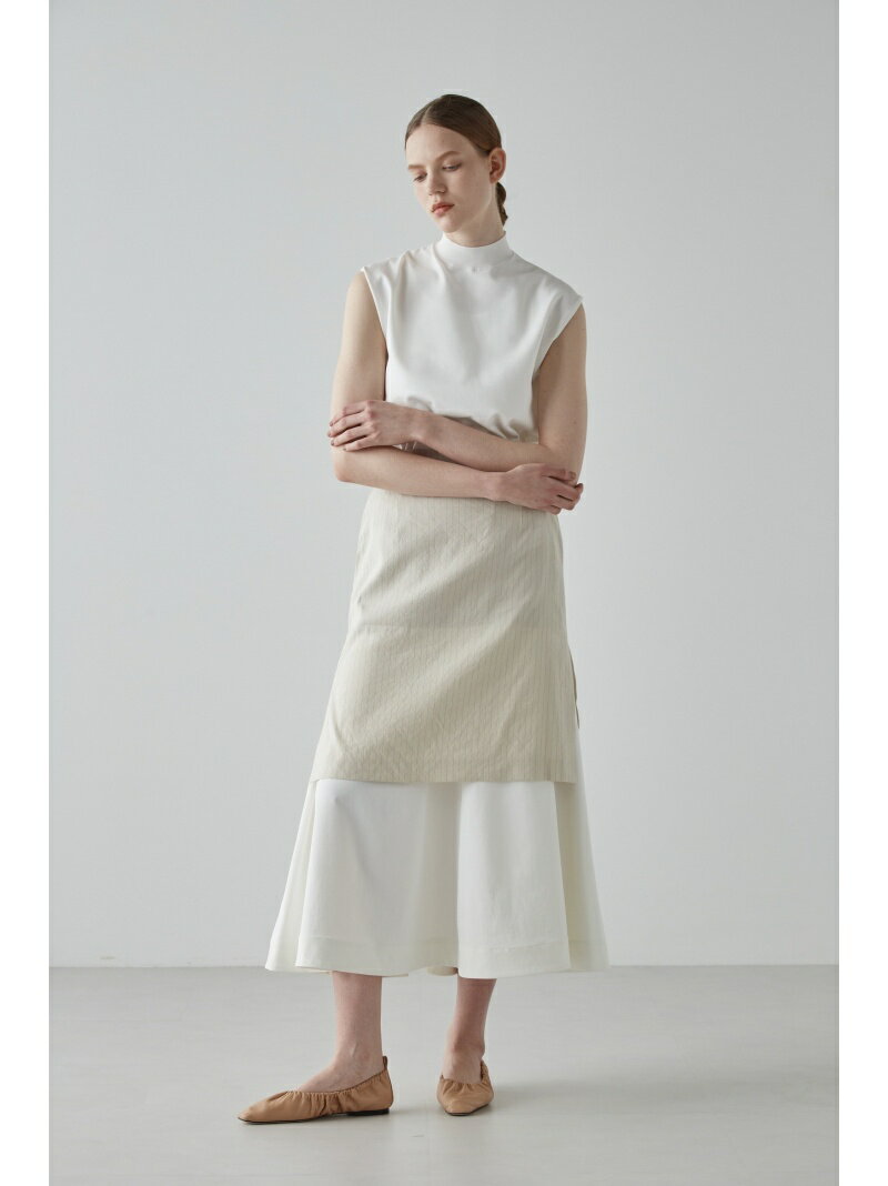 【SALE／60%OFF】バイオ麻スカート ADORE アドーア スカート その他のスカート ネイビー ベージュ【RBA_E】【送料無料】[Rakuten Fashion]