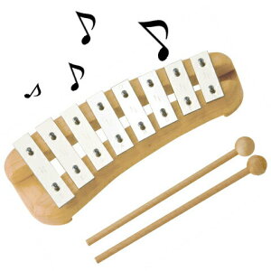 デコアの鉄琴・ペンタ・8音 誕生日 入園プレゼント 音色が綺麗な 本格打楽器 知育玩具 楽器玩具 楽器 おもちゃ 送料無料 de5700 鉄琴