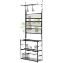 ビザールプランツウォールラック LPW-2100-BK ブラック BIBILAB 塊根植物 コーデックス アガベ パキポディウム 植物スタンド
