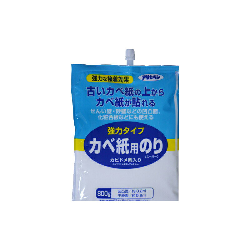 カベ紙 アサヒペン 強力タイプカベ紙用のり 800g