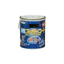 水性スーパーコート 1.6L 黒 アサヒペン 水性塗料 ペンキ