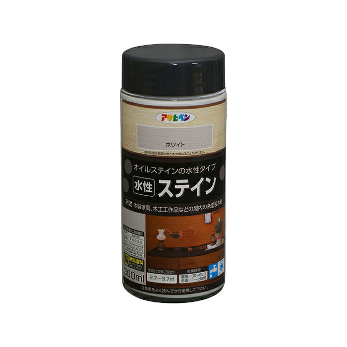 水性ステイン アサヒペン 300ml ホワイト 白系