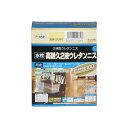 水性2液ウレタンニス アサヒペン 300Gセット 透明(クリヤ)